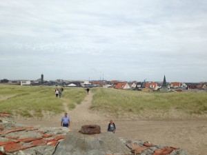 View on Thyborøn from a WW2 bunker