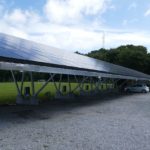 Solar carport at Samsø municipality