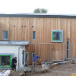 An energy neutral "passive" house under construction in Totnes