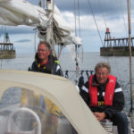 Bouke (r) with Ad (l) in Whitby, summer 2010