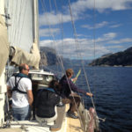 Sailing in the Lysefjord