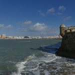 View on Cádiz from San Sebastián fortress