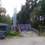 Ecovillage Findhorn biomass heating unit