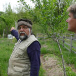 Pietro in his permaculture vineyard