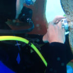 Underwater anode replacement