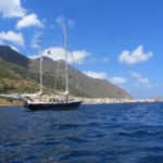 Luci at the anchorage of Isola di Marettimo