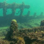 Even after a century parts of the wreck are still recognizable