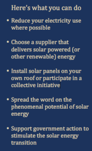 Here's what you can do - Spanish Solar
