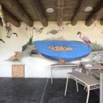 Indoor wall paintings focus on local ecosystems