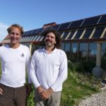 With Matias at the sustainable school
