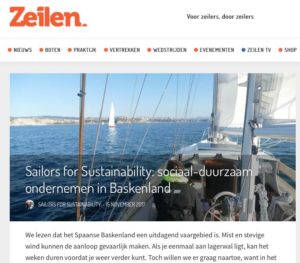 12 Sailors for Sustainability at Zeilen about Mondragon 20171115