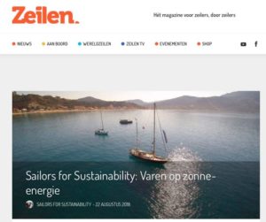 22 Sailors for Sustainability at Zeilen about Solar Wave 20180822