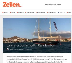 30 Sailors for Sustainability at Zeilen about Casa Tambor 20190403
