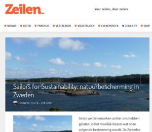 5 Sailors for Sustainability at Zeilen about Swedish Nature Protection 20170503