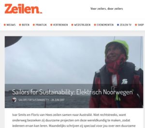 Blog 7: Sailors for Sustainability at Zeilen about Electrified Norway 20170628