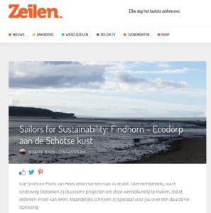 9 Sailors for Sustainability at Zeilen about Ecovillage Findhorn 20170823