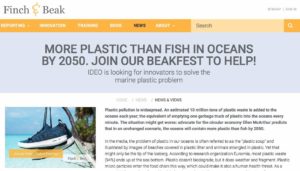 Newsletter 4 Sailors for Sustainability at Finch and Beak about Plastic