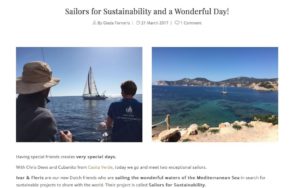 Sailors for Sustainability at Ibiland 201703