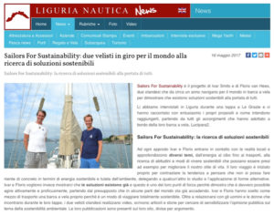 Sailors for Sustainability at Liguria Nautica 201705