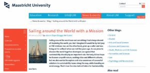 Maastricht University about Sailors for Sustainability