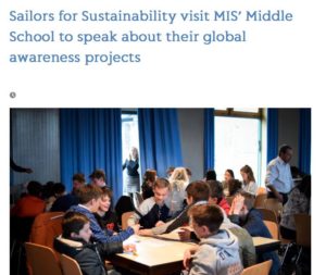 Sailors for Sustainability at Munich International School 2018