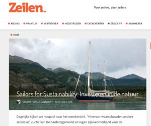 Sailors for Sustainability at Zeilen about Investing in Nature