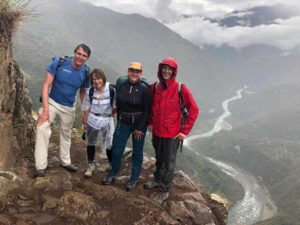 Hiking the Inca trail with Saskia and Nele