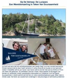 Nauticlink about Sailors for Sustainability