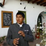 Manager Alejandro explains the social mission of the Niños Hotel