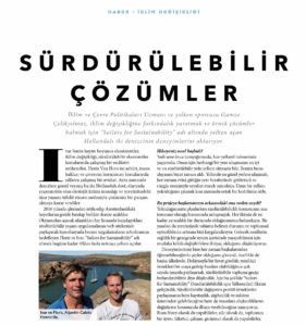 Sailors for Sustainability in Turkish Magazine Haber