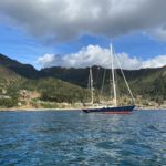 Anchored at Isla Robinson Crusoe