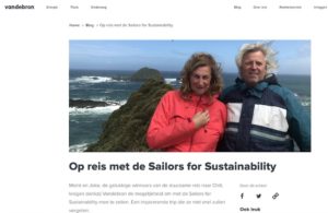 Vandebron winners about Sailors for Sustainability