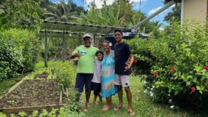 Hervé, Ariki, Valérie and Alan are leading by example