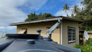 Simple but effective rainwater catchment and storage solution