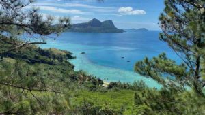 Taravai bay from above
