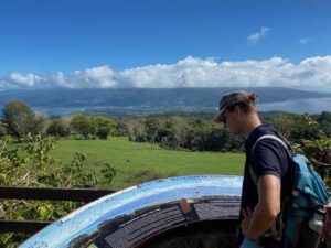 The view towards Tahiti Nui