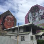 Impressive murals in Papeete