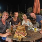 Pizza night with Virginie and Cyril