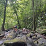 Challenging hiking terrain on Raiatea