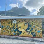 Mural at Bora Bora harbour