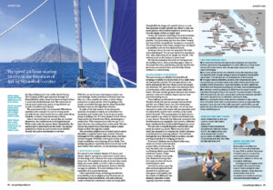 Sailors for Sustainability in Yachting Monthly June 2021 about sailing in Italy