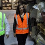 Tane and Clare in the warehouse - Picture AgriSea