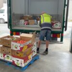 Loading the truck at Kiwi Harvest Dunedin