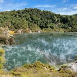 Steaming lakes in the Waimangu volcanic valley