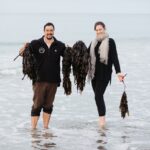 Tane and Clare harvest seaweed - Picture AgriSea