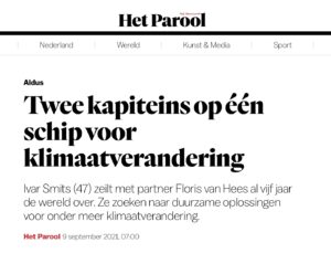Sailors for Sustainability at Parool 20210909