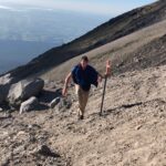 Climbing Mount Taranaki proves quite challenging