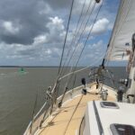We sail up the Suriname river as far as we can